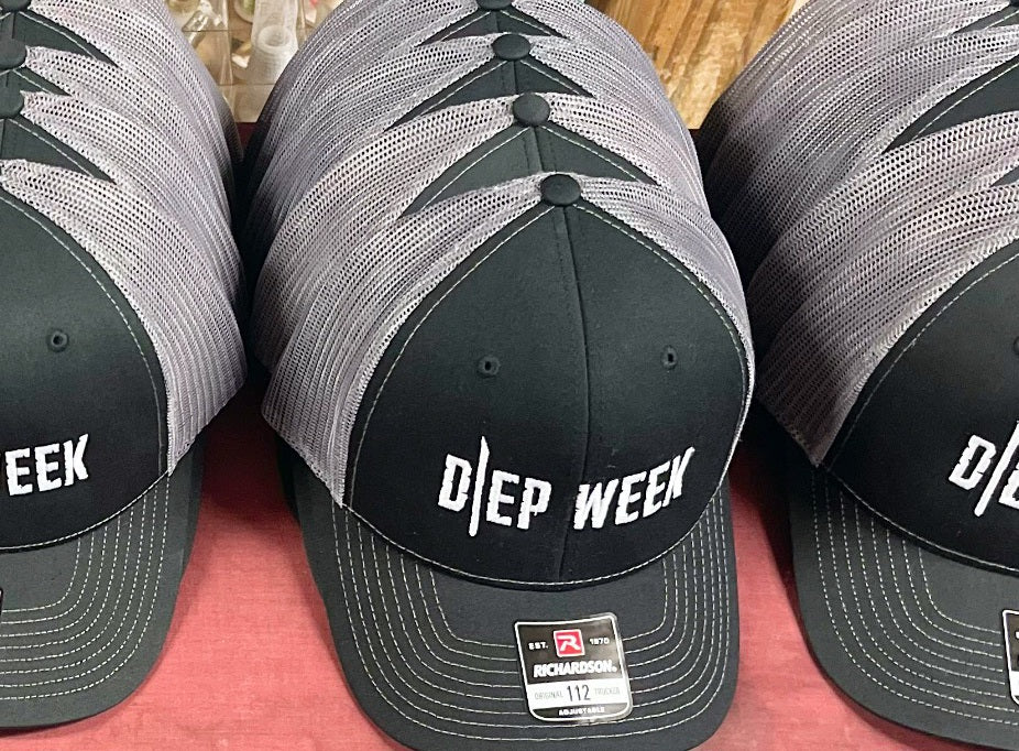 DIEPWEEK trucker hat (black/gray)