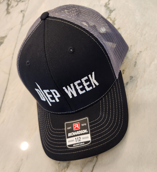 DIEPWEEK trucker hat (black/gray)